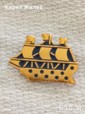 Три значки стари редки от соца ИНТЕРКЛУБ БУРГАС,НАТО, КОРАБ за КОЛЕКЦИЯ 44474, снимка 6 - Колекции - 50720500