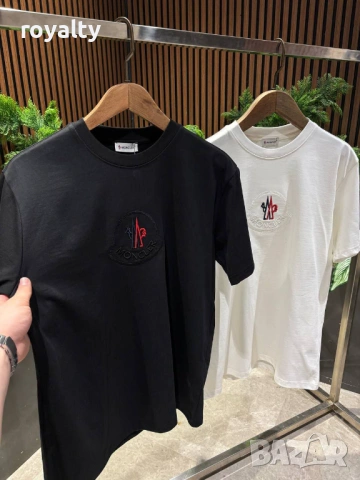 Moncler Нови Мъжки Тениски Два Цвята 