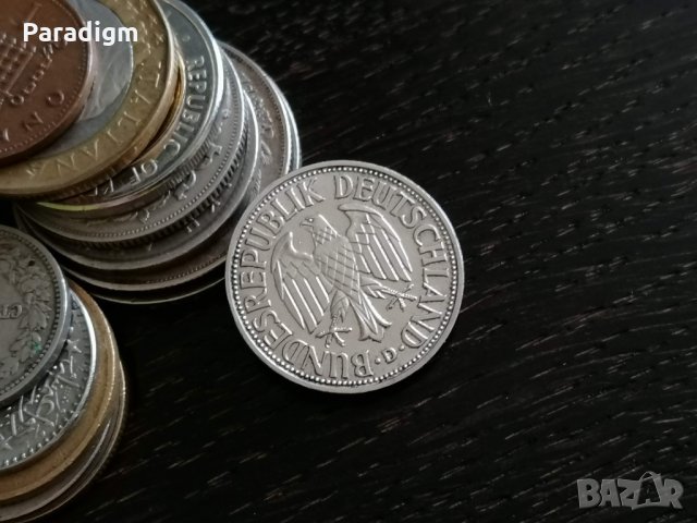 Монета - Германия - 1 марка | 1950г.; серия D, снимка 2 - Нумизматика и бонистика - 28635229