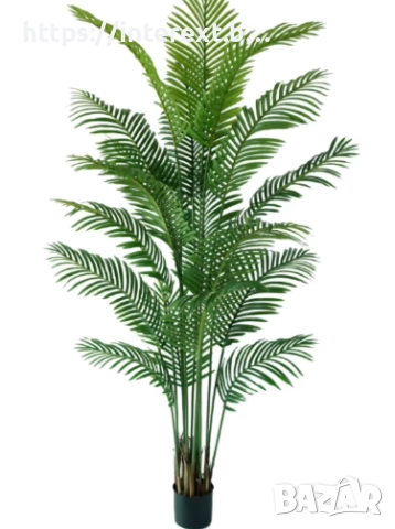 Изкуствена палма – 220 см, снимка 2 - Стайни растения - 52538268