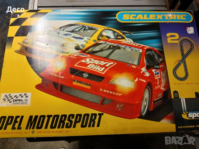 Scalex tric огромна писта Opel Motorsport.