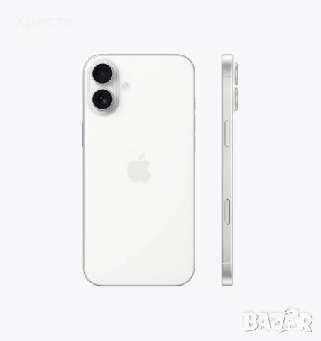 НОВ!!! Apple iPhone 16, 128GB, 5G, White + подарък оригинален адаптер Apple, снимка 3 - Apple iPhone - 52772142