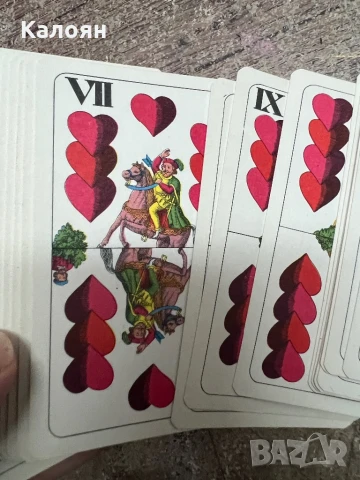 Ретро чешки карти за игра нови в кутия , снимка 11 - Карти за игра - 51169802