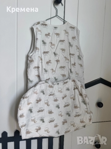 Муселиново спално чувалче, снимка 4 - Спални чували за бебета и деца - 51450752