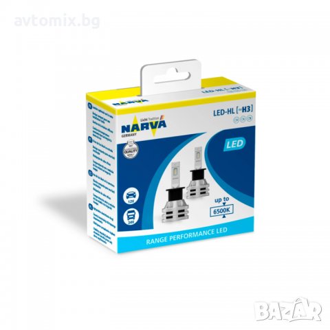 Крушки H3 Led -HL NARVA 12-24V 6500K, снимка 1 - Аксесоари и консумативи - 39502771
