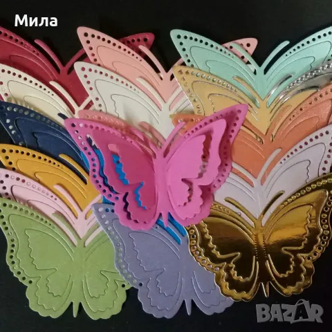 Пеперуди 3D, снимка 4 - Декорация за дома - 47396741