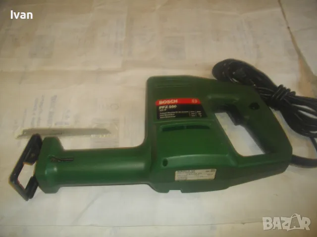НОВ 550W BOSCH SCINTILA SA ШВЕЙЦАРСКИ ОРИГИНАЛЕН САБЛЕН РЕЦИПРОЧЕН ТРИОН ЕЛЕКТРИЧЕСКА НОЖОВКА БОШ , снимка 6 - Други инструменти - 48789864