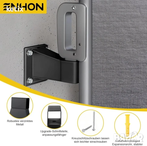 Стенна скоба Enhon за странични тенти, снимка 3 - Други стоки за дома - 53011811