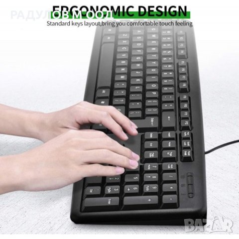 Клавиатура USB кабел 104 клавиша / 302, снимка 3 - Клавиатури и мишки - 43464374