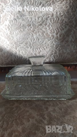 стъклен съд за масло , снимка 4 - Антикварни и старинни предмети - 43139172