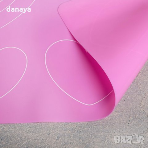 2534 Кухненска силиконова подложка за месене точене печене, 2 размера, снимка 4 - Аксесоари за кухня - 34922385