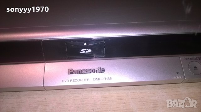PANASONIC DMR-EH65 HDD/DVD/HDMI RECORDER, снимка 7 - Плейъри, домашно кино, прожектори - 27647479