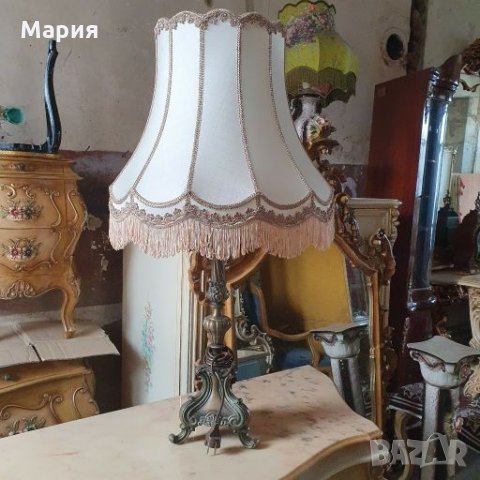 Голям барокова лампа 035, снимка 1 - Антикварни и старинни предмети - 28370071