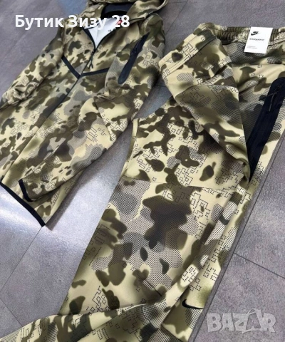 Мъжки екипи Nike Tech Fleece Camo, 3 цвята , снимка 6 - Спортни дрехи, екипи - 53104301