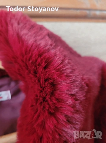 Преходно палто бордо , снимка 5 - Палта, манта - 53585123