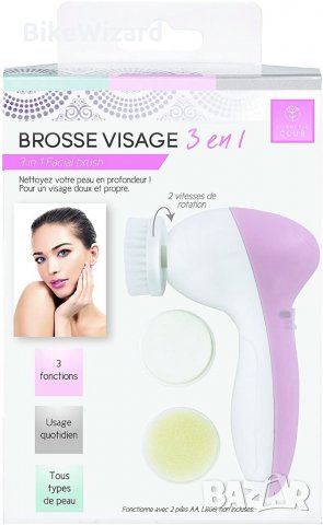 Brosse Visage Четка за почистване на лице 3в1 НОВА, снимка 3 - Други - 34719869