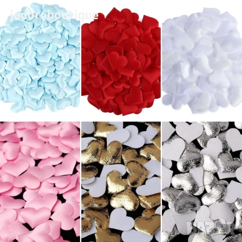 Сърца от дунапрен за декорация. Различни цветове и размери 