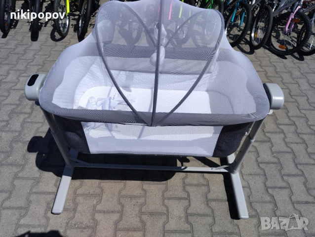 CANGAROO Легло люлка C`est la vie тъмен сив, снимка 6 - Детски люлки - 53569037