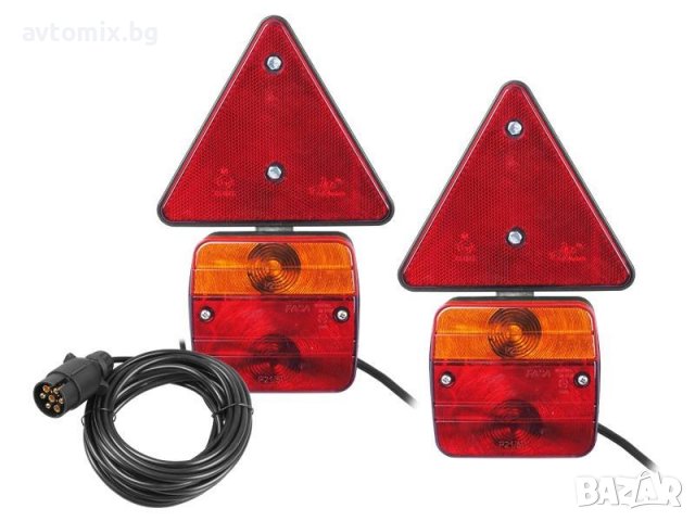 Магнитни стопове за ремарке със светлоотразители и окабеляване 2бр, снимка 2 - Аксесоари и консумативи - 40178602