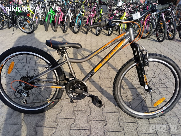 BYOX Велосипед 24" ZANTE сив, снимка 2 - Велосипеди - 53561554