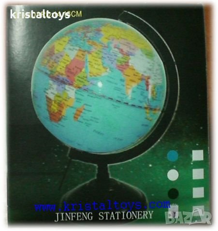 Глобус с политическата карта на света 14 см., снимка 1 - Образователни игри - 28440077