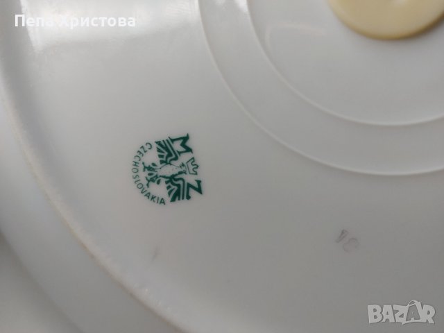 Порцеланова триетажна поставка Чехия, снимка 5 - Прибори за хранене, готвене и сервиране - 40685418