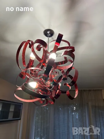 Абажур полилей метален, снимка 2 - Лампи за таван - 47554575
