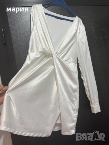 Нова сатенирана рокля Zara , снимка 3 - Рокли - 51110110