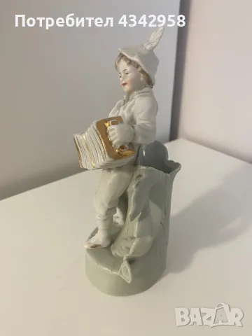 Bisque Porcelain Vase Germany , снимка 5 - Антикварни и старинни предмети - 49398781