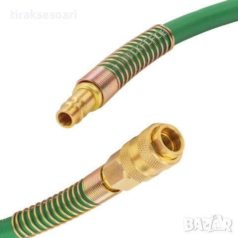  Качествен Немски Маркуч за въздух 10x16мм 15мт 20 Bar ROCKFORCE, снимка 3 - Други инструменти - 43274762