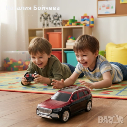 Радиоуправляема кола Mercedes-Benz Maybach GLS – луксозен коледен подарък за деца, снимка 3 - Коли, камиони, мотори, писти - 53379946