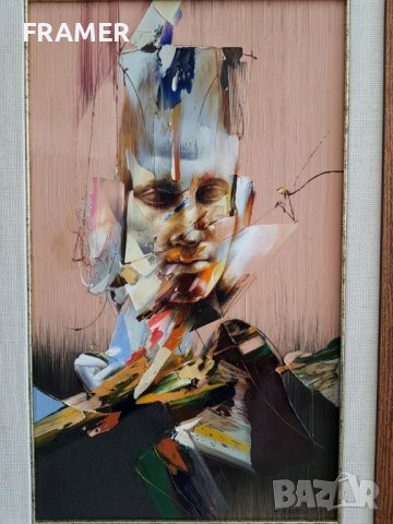 Николай Алексиев Реликва 2007г. картина с маслени бои, снимка 2 - Картини - 37979548