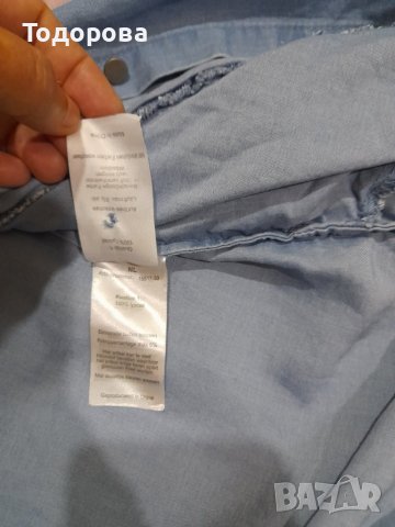 Дънкова рокля с дълъг ръкав, снимка 9 - Рокли - 37767654