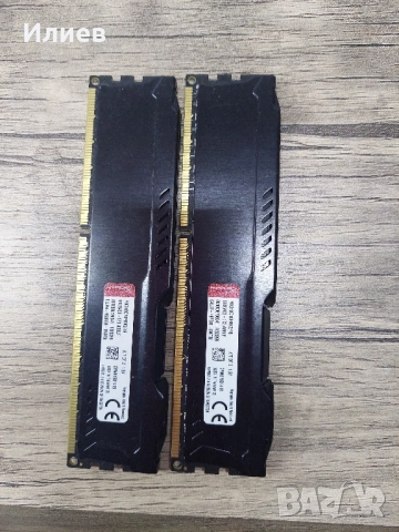 Kingston HyperX FURY 16GB DDR3 1866MHz HX318C10FBK2/16, снимка 2 - RAM памет - 52500520