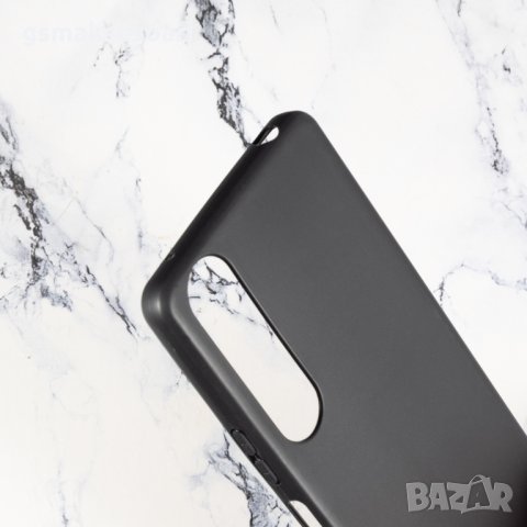 Sony Xperia 1 III - Черен Силиконов Гръб / Кейс, снимка 1