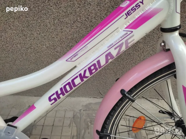 Продавам колела внос от Германия алуминиев юношески велосипед JESSY SHOCKBLAZE 24цола, снимка 2 - Велосипеди - 50391378