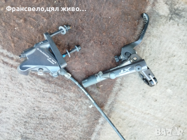 Задна хидравлична спирачки за вграждане от 29 цола Shimano deore xt bl m 8000, br r 8070