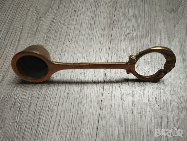 Месингов гасител за свещи, снимка 2 - Други ценни предмети - 43090049