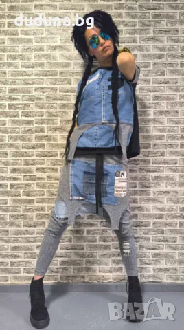 Ефирен дамски сет диви потури и тениска !, снимка 3 - Комплекти - 50235583