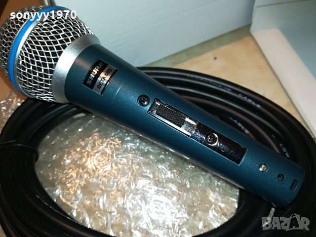 PROFI-shure beta 58s mic-пълен комплект-вокален микрофон, снимка 13 - Микрофони - 26569590