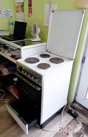Печка с 4 ел.котлона  AEG - 50 см, снимка 3 - Печки, фурни - 52422780