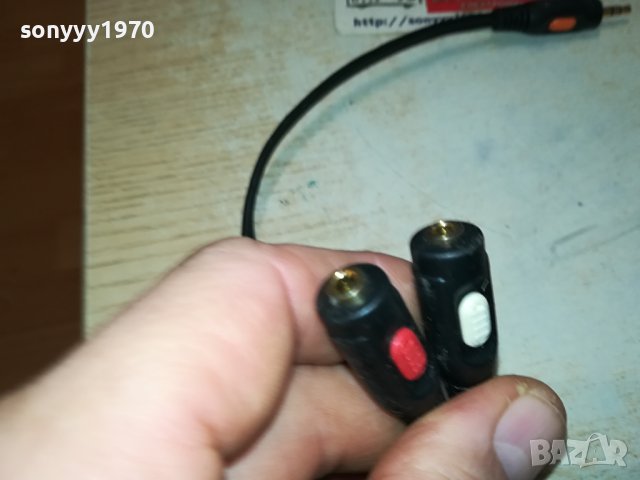 АУДИО КАБЕЛ ПРЕХОД 3,5ММ ЖАК 33СМ 2301241140, снимка 8 - Други - 43938680