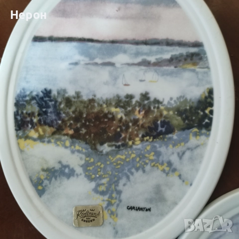 Порцеланови чинии/чиния за стена/пана, снимка 7 - Пана - 52500719