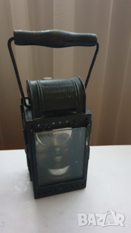 Античен немски Железопътен фенер Osnabruck