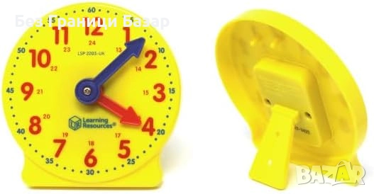 Нов Образователен комплект 6 броя часовници за учене на часа деца игра, снимка 3 - Образователни игри - 52788486