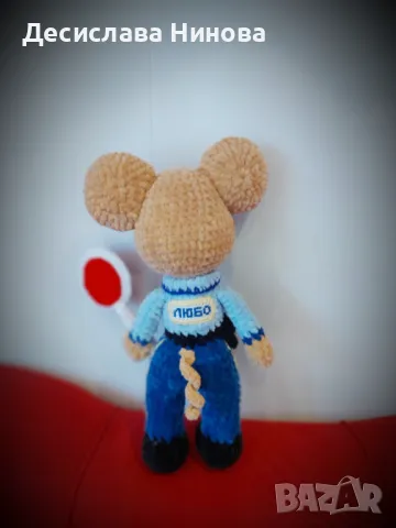 Сержант Плъхов-ръчна изработка, снимка 3 - Плюшени играчки - 47275258