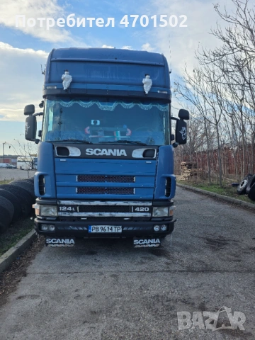 Скания 124 с полуремарке, снимка 2 - Камиони - 53009558