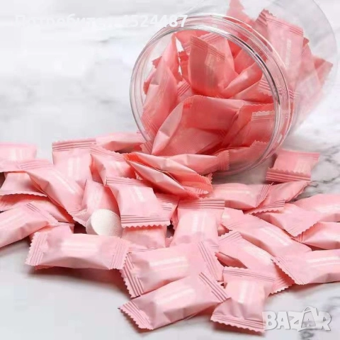 Кърпи за почистване на лице и ръце с форма на маршмелоу, снимка 7 - Козметика за лице - 52658543