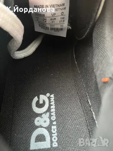 Мъжки маратонки Dolce&Gabbana, снимка 5 - Маратонки - 49421975