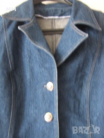 Дънково дамско сако, снимка 3 - Сака - 27010151